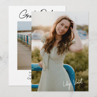 Grad Party Invite Inbjudningar