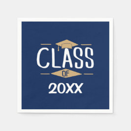 Grad Party Perfektion: Kasta klass 20XX! Pappersservett