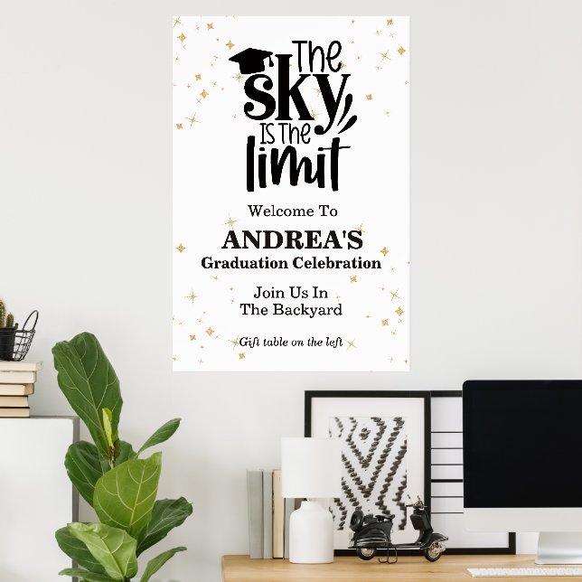 Grad Party The Sky Is The Limit Poster (Hemmakontoret)