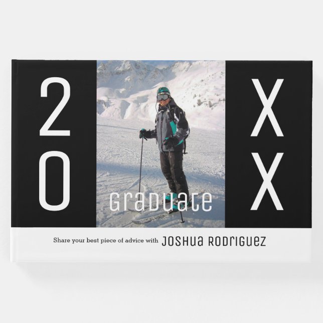 Grad Photo Anpassningsbar År Modern Mönster Studen Gästböcker (Framsida)