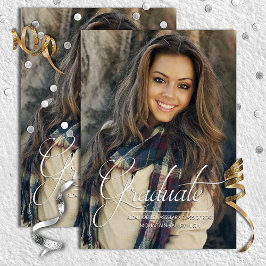 Grad Photo Party Meddelanden Inbjudningar