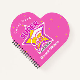 Grad Rosa Heart-Anpassningsbarna i Guest Bok Stude