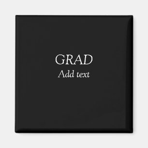 Grad simpel, minimal modern typapparat för elegant magnet