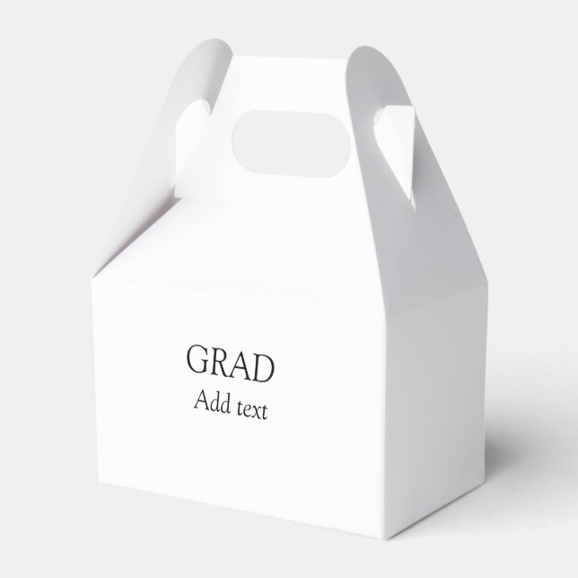 Grad simpel, minimal modern typapparat för elegant presentaskar (Framsidan Sidan)