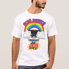 Grad Squad 2026 Rainbow Graduation Family Matching T Shirt