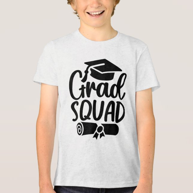 Grad Squad Cl av 2025 Studenten _1 T Shirt (Framsida)