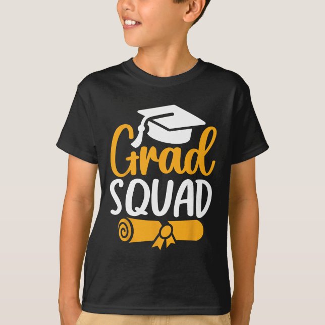 Grad Squad Cl av 2025 Studenten 1 T Shirt (Framsida)