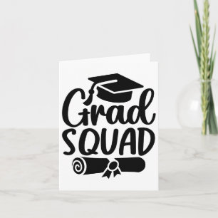 Grad Squad Cl av 2025 Studenten Kort