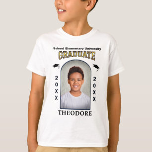 Grad Student Photo Studenten Guld Anpassningsbar T Shirt