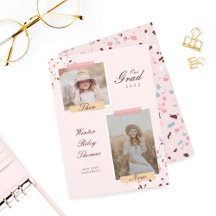 Grad then & Now 2 Photo Studenten Terrazzo