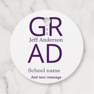 Grad typografi modern examen enkel minimal c gåvor etiketter