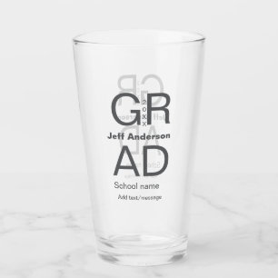 Grad-typografi modern studenten enkel minimal c glaskopp