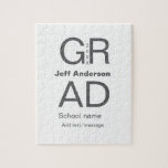 Grad-typografi modern studenten enkel minimal c pussel<br><div class="desc">utformning</div>