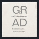 Grad-typografi modern studenten enkel minimal c stenunderlägg<br><div class="desc">utformning</div>