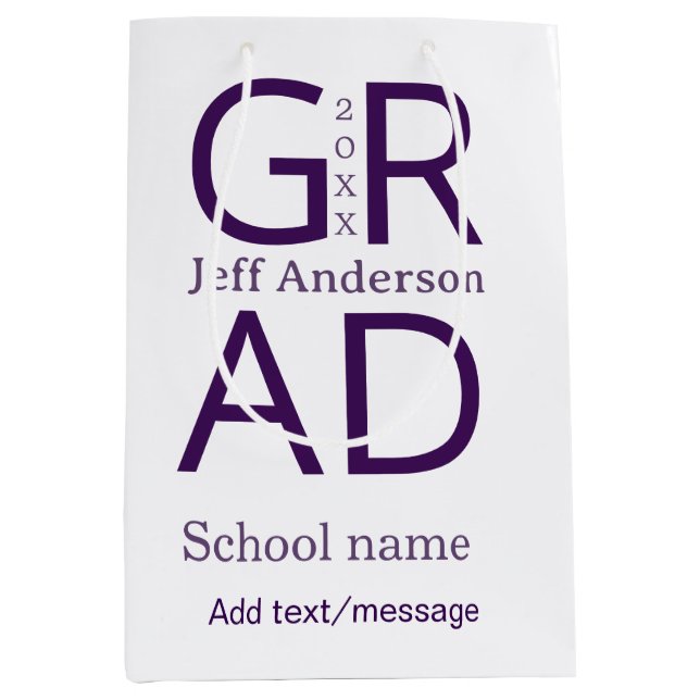 Grad typography modern graduation simple minimal c (Framsidan)