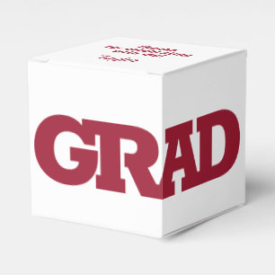 GRAD White och Crimson Studentfest Presentaskar