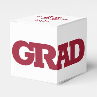 GRAD White och Crimson Studentfest Presentaskar