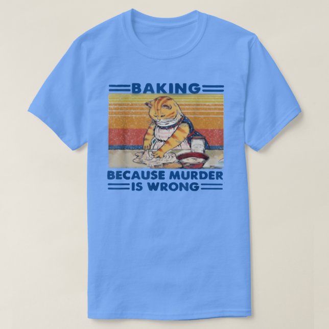gräddning eftersom mord är fel T-Shirt (Design framsida)