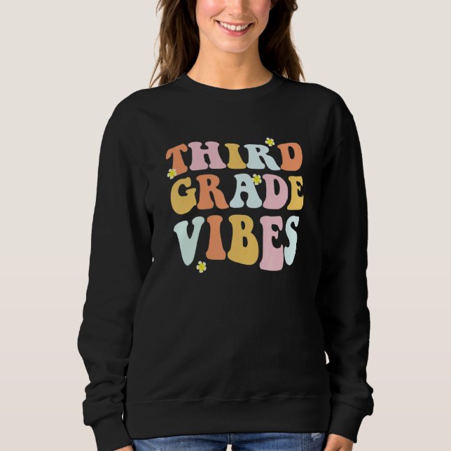 Grade 3 Teachers  Students   Hippie Third Grade Vi T Shirt (Framsida)