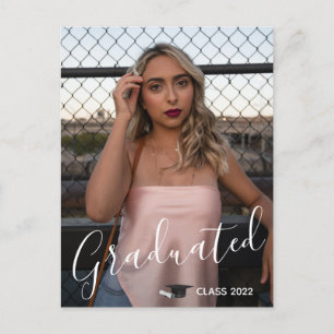Graderad klass för 2022 Studenten-fotokort Vykort