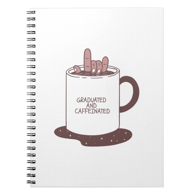 Graderad och koffeinfri anteckningsbok (Framsidan)