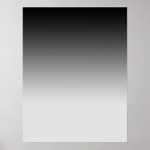 Graderad svart till Grått Poster för fotografi