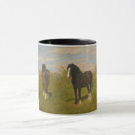 Graderande hästar (av Rosa Bonheur) Mugg