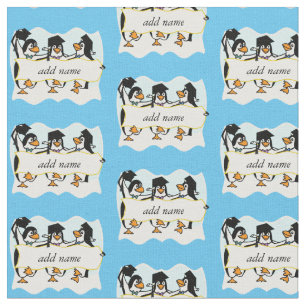 Graderande penguiner med skannrar tyg