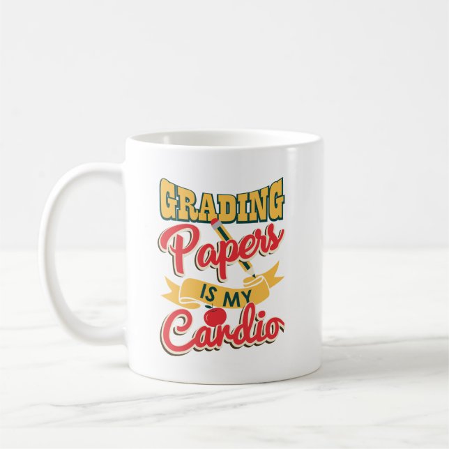Gradering av  är min Cardio Teacher Graphic Kaffemugg (Vänster)