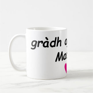 gràdh agus solas, Madeline (love and light) Kaffemugg