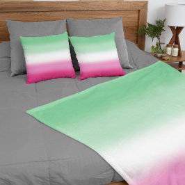 Gradient Abrosexual Pride Flagga Fleecefilt