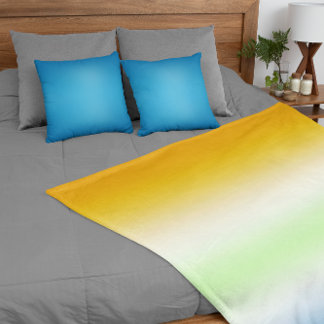 Gradient AroAce Agender Stolthet Fleecefilt
