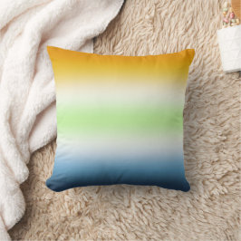 Gradient AroAce Agender Stolthet Kudde
