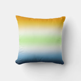 Gradient AroAce Agender Stolthet Kudde