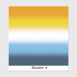 Gradient AroAce Pride Flagga – Färgrik AroAce Flag Klistermärken