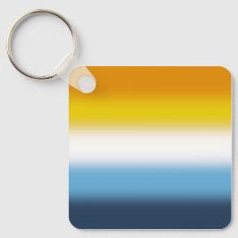 Gradient AroAce Pride Flagga – Färgrik AroAce Flag Nyckelring