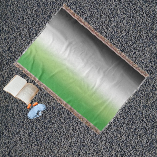 Gradient Aromantiska Flaggan – Färgglad Aromantisk Filt (Skapare uppladdad)