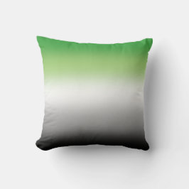 Gradient Aromantiska Flaggan – Färgglad Aromantisk Kudde