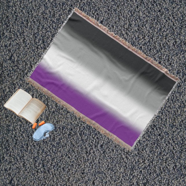Gradient Asexuell Pride Flagga - Färgrik ACE Flagg Filt (Skapare uppladdad)
