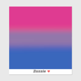 Gradient Bisexuell Pride Flagga – Färgrik Bi Flagg Klistermärken