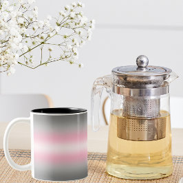 Gradient Demigirl Pride Flagga - Demigirl Flagga Två-Tonad Mugg