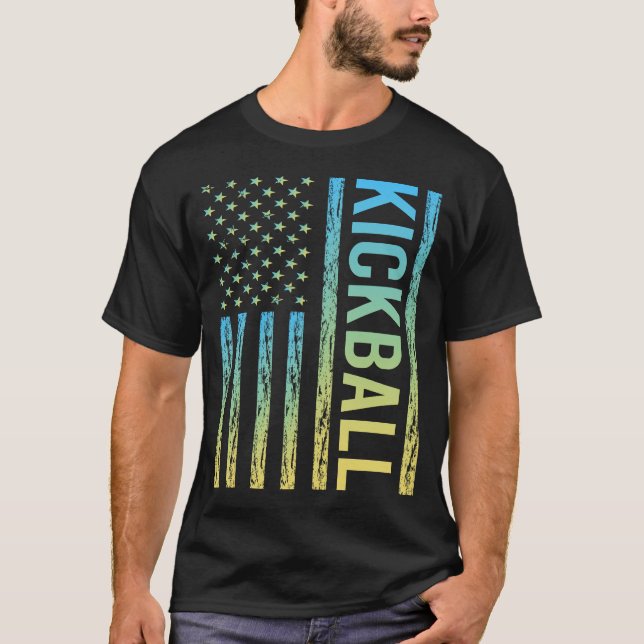 Gradient Flag Kickboll T Shirt (Framsida)