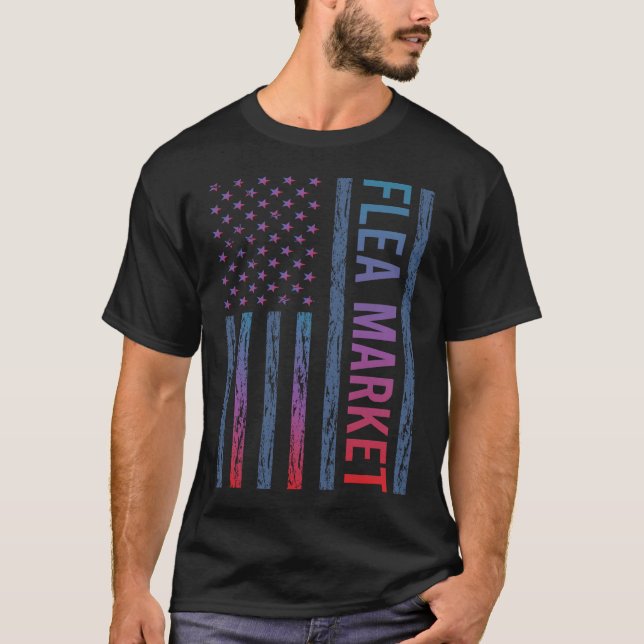 Gradient Flag Loppis T Shirt (Framsida)