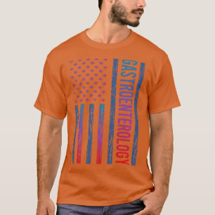 Gradient Flagga Gastroenterologi Gastroenterolog T Shirt