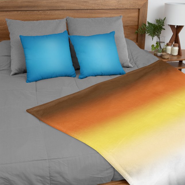 Gradient Gay Björn Pride Flagga - Färgrik Björnfla Fleecefilt (Skapare uppladdad)