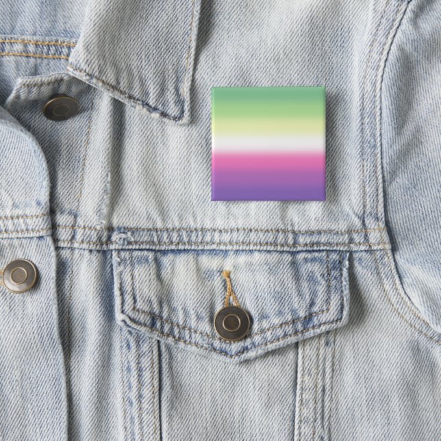 Gradient Genderfae Pride Flagga – Genderdoe Flagga Knapp (In Situ)