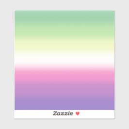 Gradient Genderfea Pride Flagga - Genderdoe Flagga Klistermärken