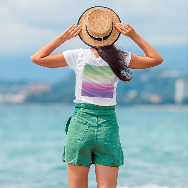 Gradient Genderfea Pride Flagga - Genderdoe Flagga T Shirt (Skapare uppladdad)