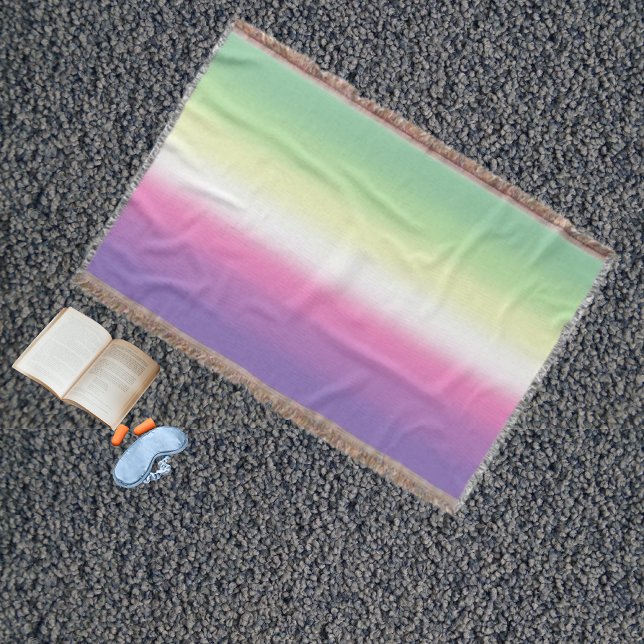 Gradient Genderfea Pride Flagga – Könsdoe Flagga  Filt (Skapare uppladdad)