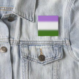 Gradient Genderqueer Pride Flagga – Genderqueer Fl Knapp